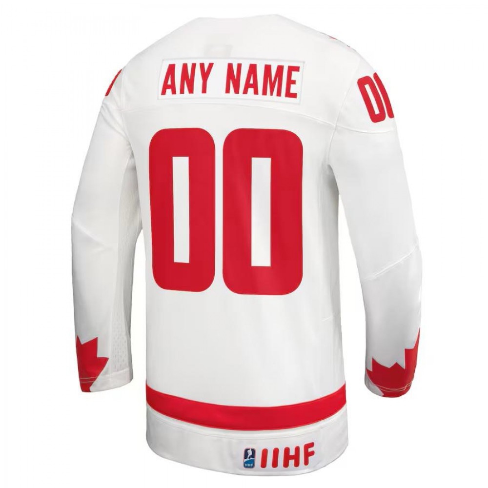 Unisex White Hockey Canada Alternate Replica Custom Jersey-Pro Kit Vault | Brand New 26/27 Sports Jerseys